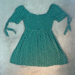 Floral summer mini dress